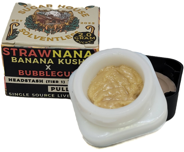 Photograph of product: Strawnana Live Rosin | Sugar House Solventless