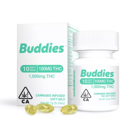 Photograph of product: HYBRID 25MG LEMON CHERRY GELATO LIQUID 40 PACK GEL CAPSULES