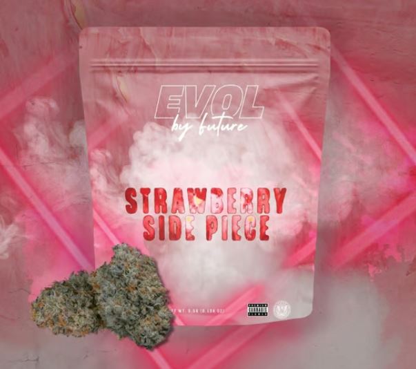 Photograph of product: Strawberry Side Piece Flower ( H ) | 3.5g