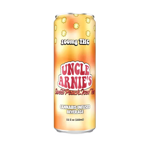 Photograph of product: Sweet Peach Iced Tea - 100MG Beverage 12OZ