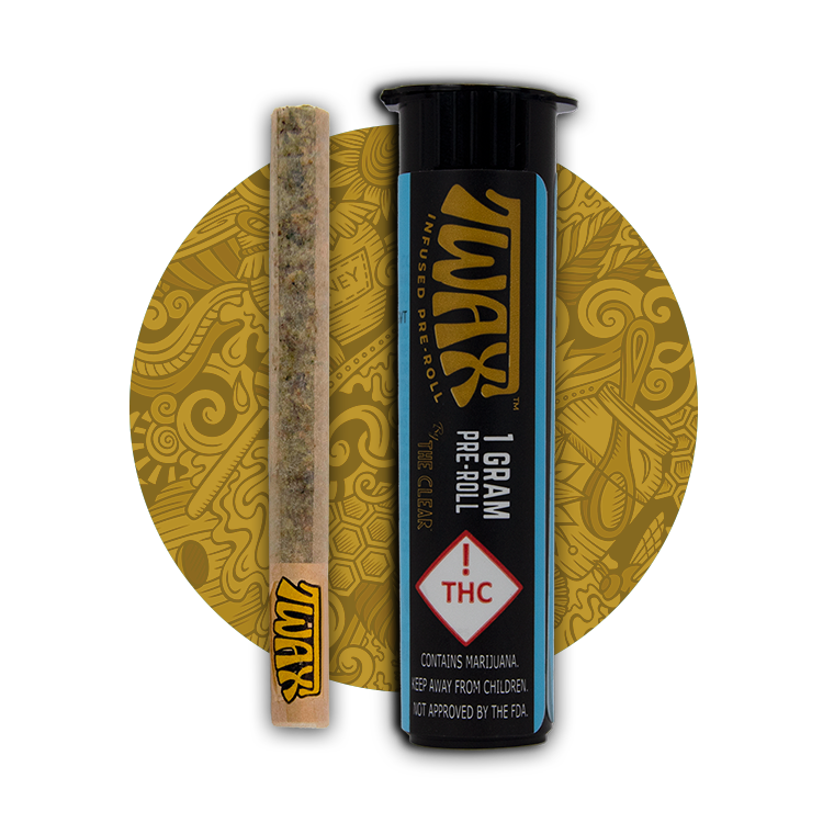 Photograph of product: The Clear Twax Infused Pre-Rolls Lemon Haze 1g