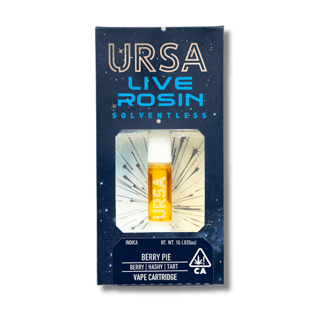 Photograph of product: Berry Pie Cold Cure Rosin 1g - Sales Floor