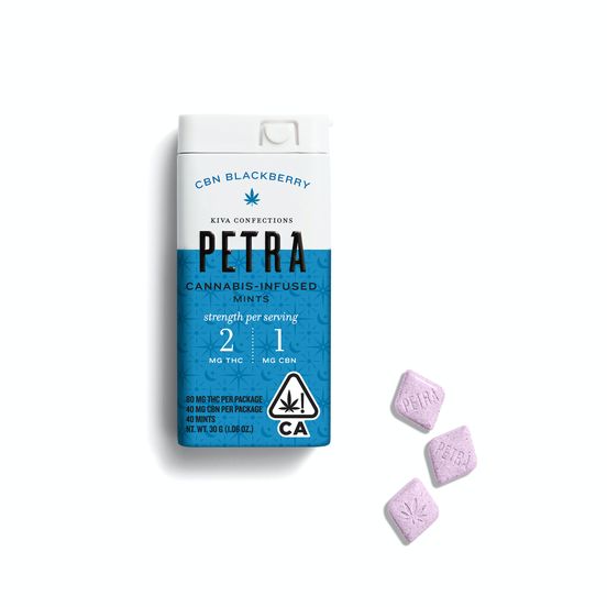 Photograph of product: [Petra] TH-oui/CBN Mints - 2:1 - Blackberry - 