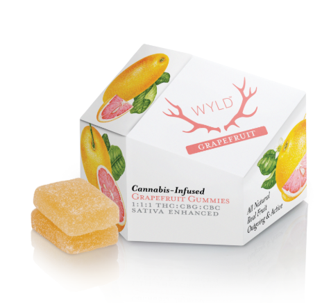 Photograph of product: Grapefruit 1:1:1 10pk 100mg Gummies