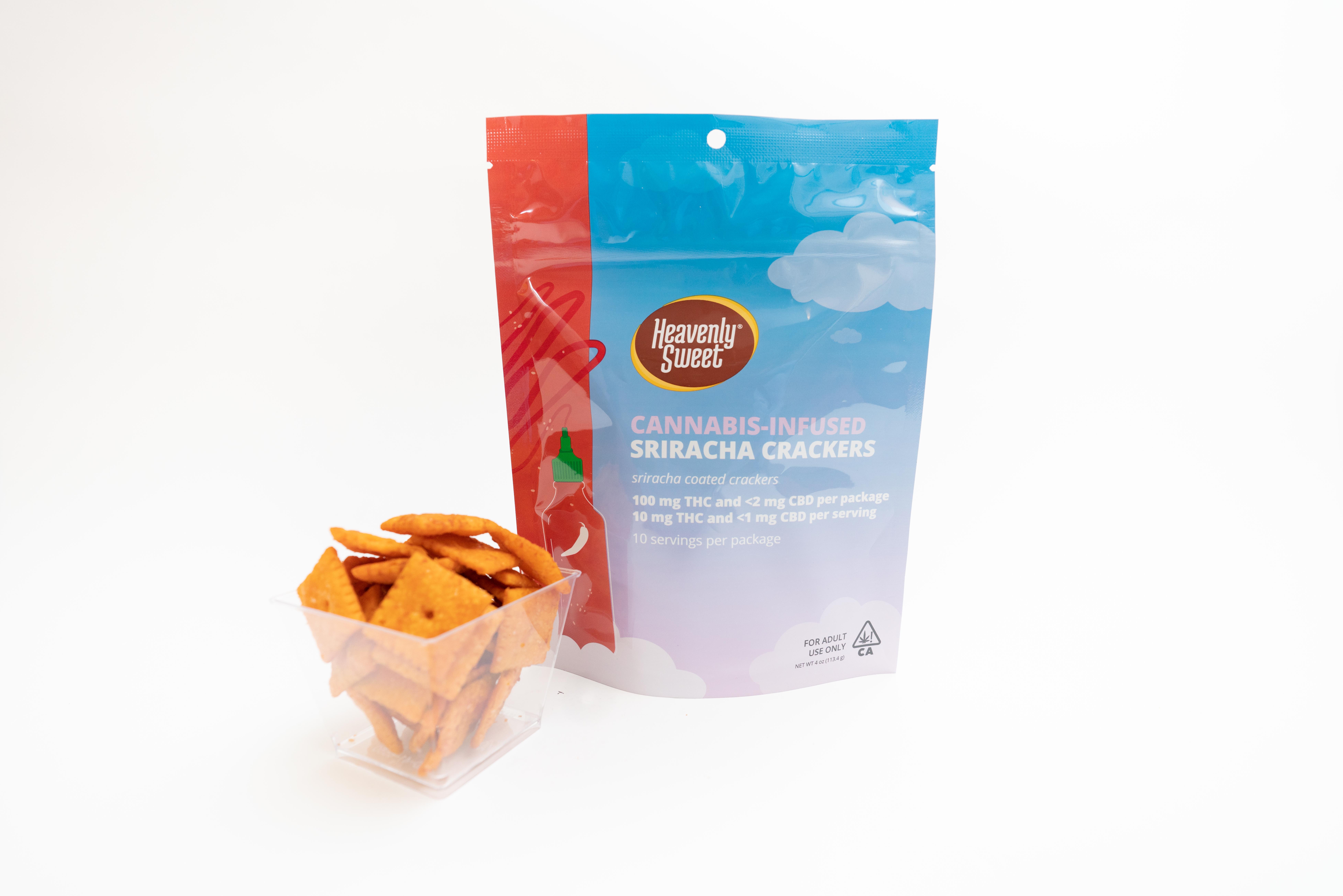 Photograph of product: Sriracha Crackers - 100mg