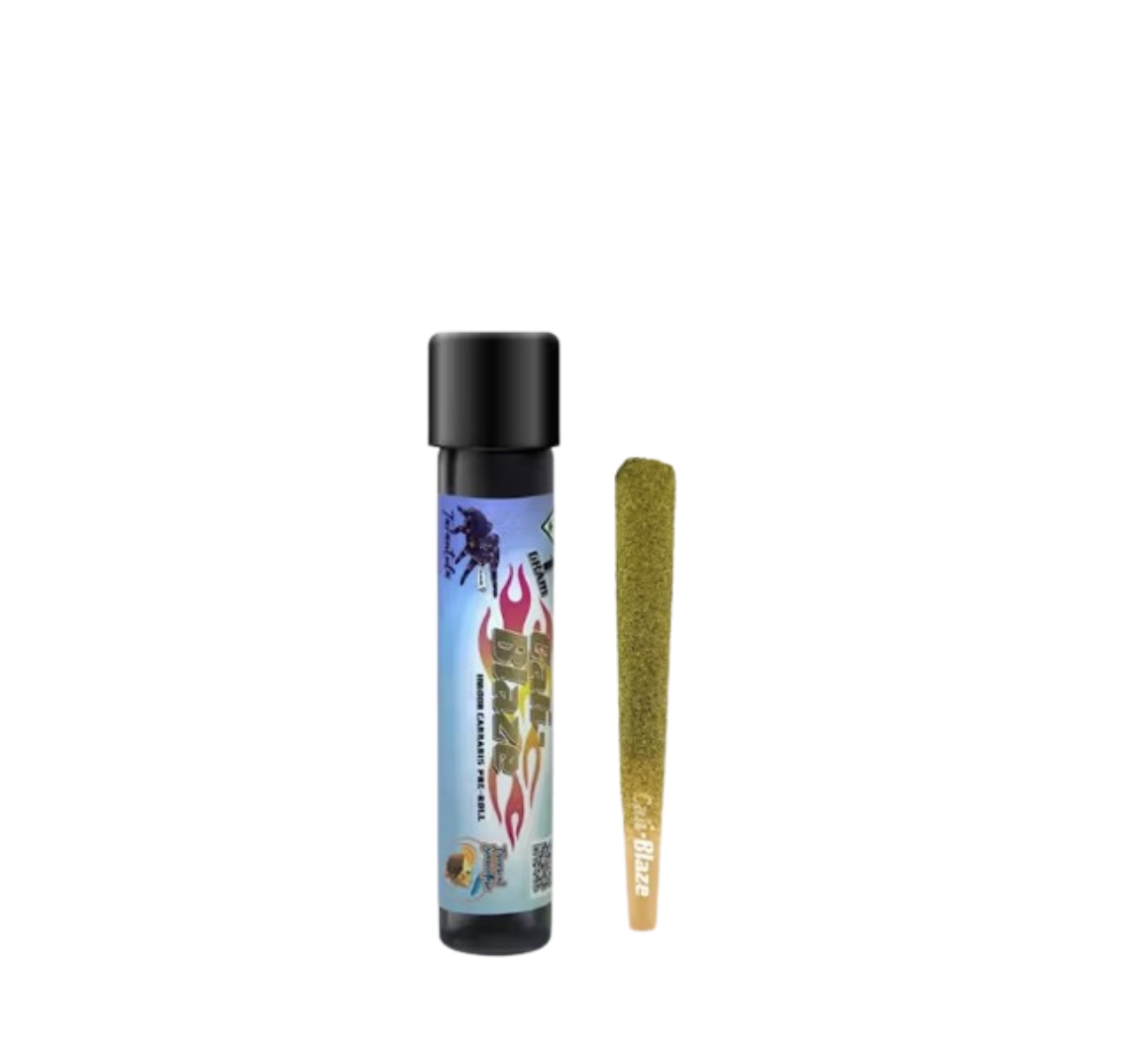 Photograph of product: Cali Blaze Tarantula Tropical Smoothie Infused Preroll