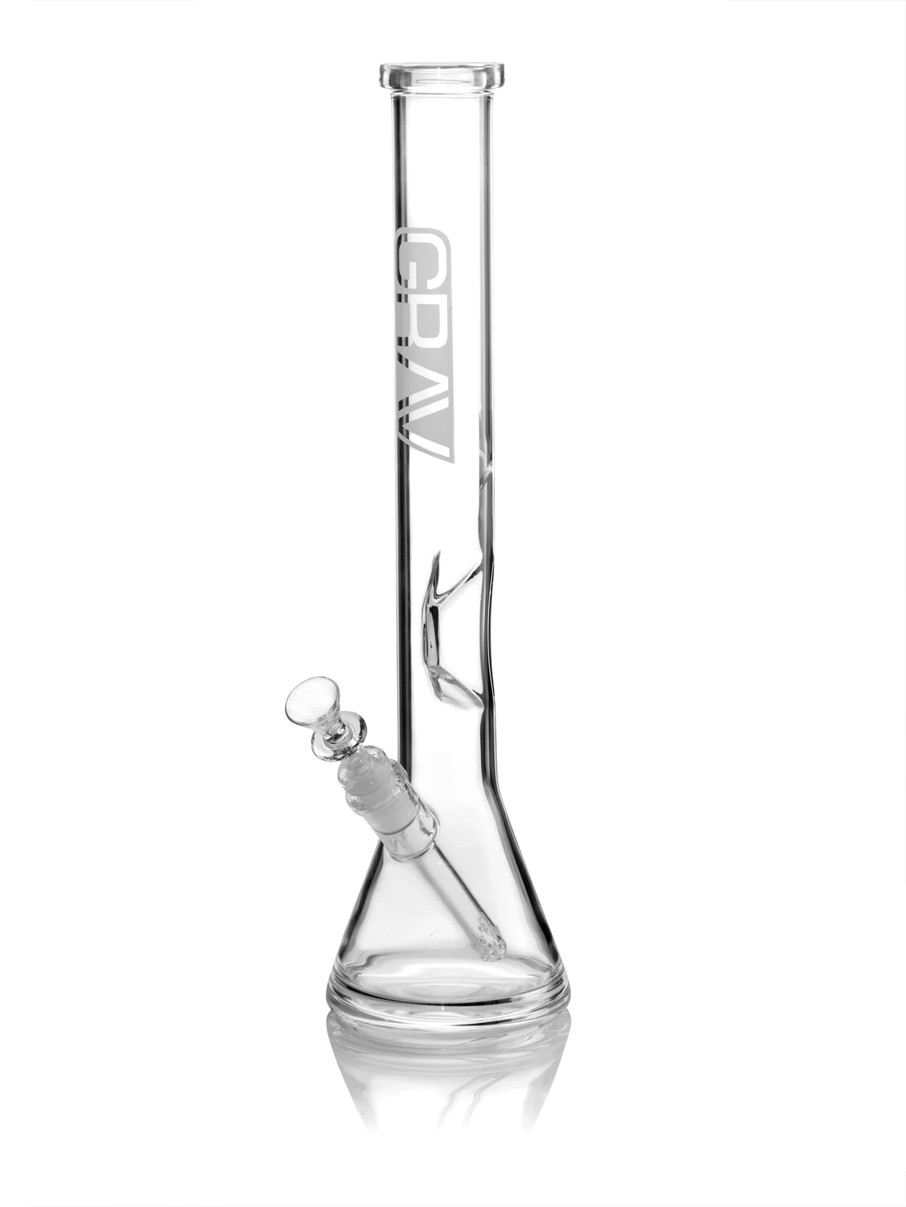 Photograph of product: Grav - Large, Clear Beaker Base Water Pipe