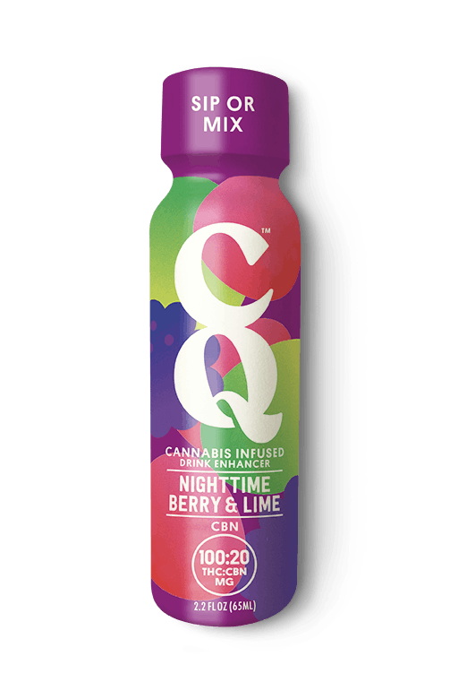 Photograph of product: CQ - Nightime: Berry & Lime Shot: 100mg(CBN)