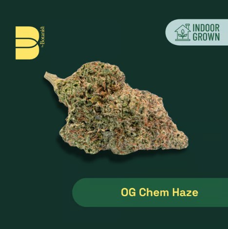 Photograph of product: The Botanist | OG Chem Haze | Flower | 3.5g (H)