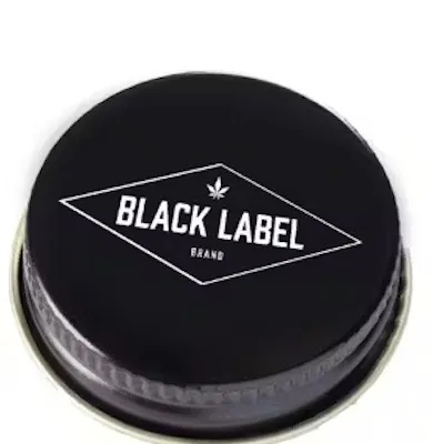 Photograph of product: Black Label Concentrate Cured Resin- Banana Hammock (Crumble)