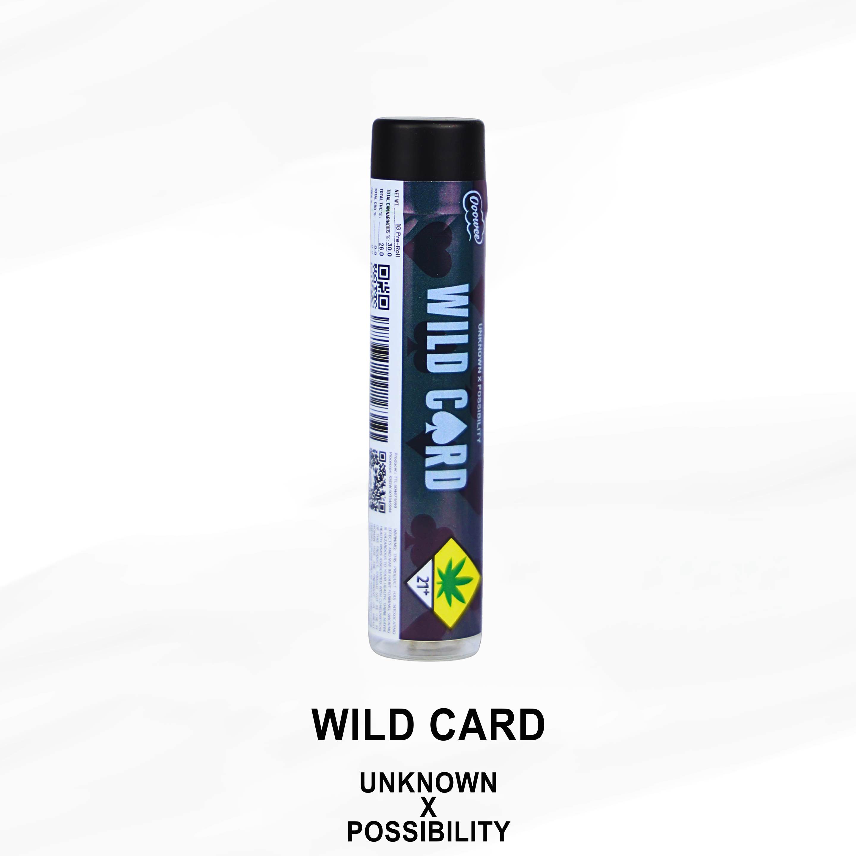 Photograph of product: Wild Card Pre-Roll | 1g