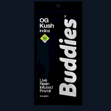Photograph of product: Buddies - OG Kush - *LR* Infused Pre-Roll
