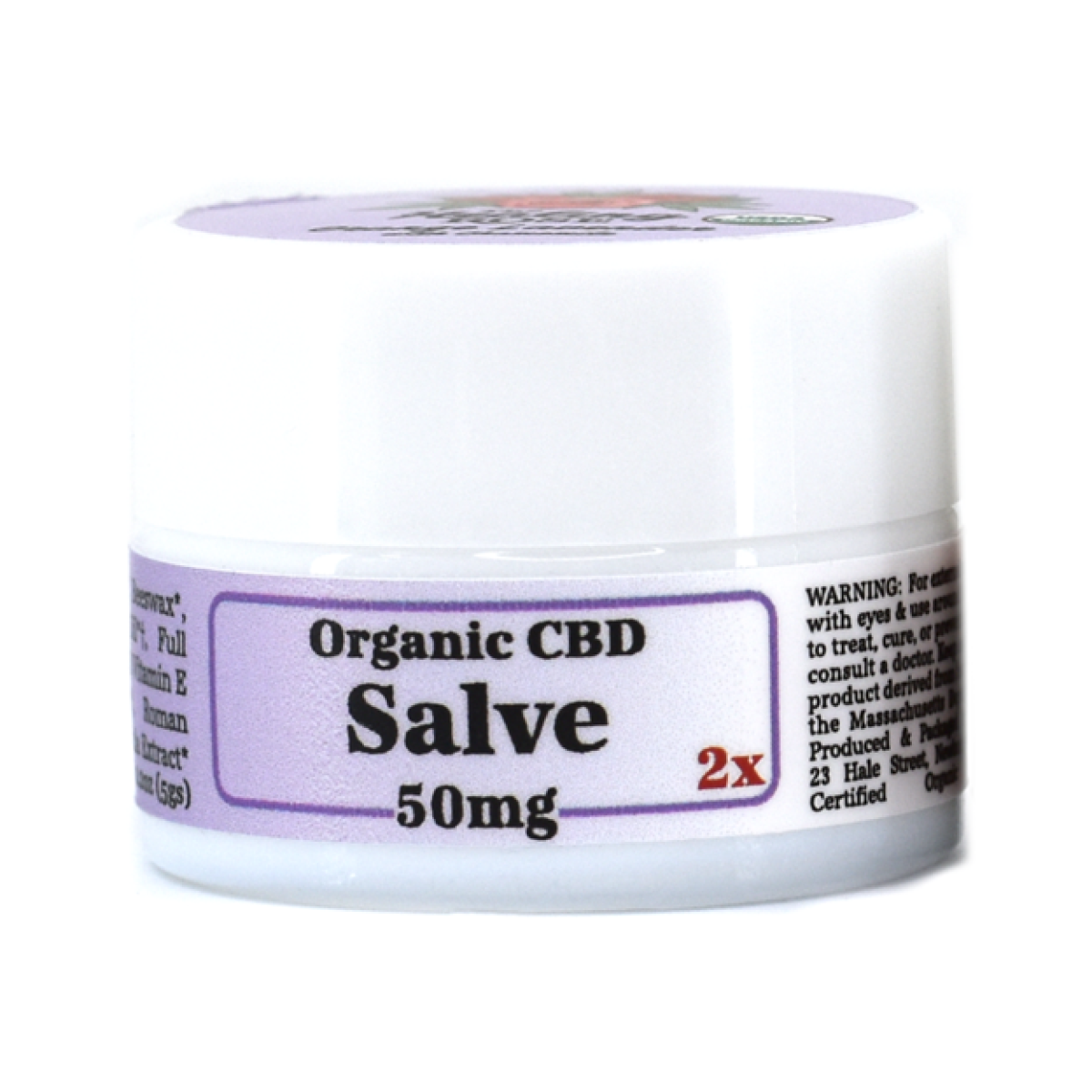 Photograph of product: Healing Rose | Herbal Salve | Organic Orange Lavender with Chamomile 2X | 50mg (TAX INCLUDED)