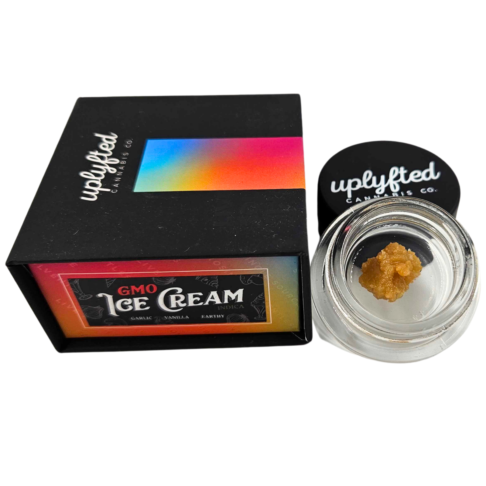 Photograph of product: UPLYFTED | Concentrate | Live Rosin | 90U | GMO Ice Cream