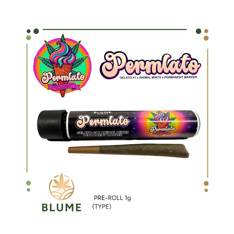 Photograph of product: BLUME PERMLATO PREROLL 1G