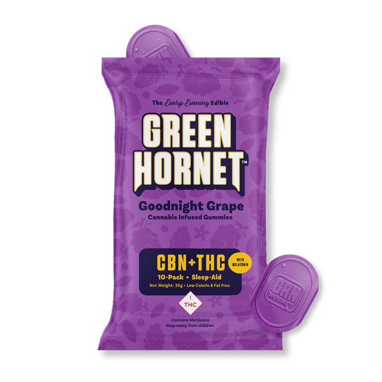 Photograph of product: Goodnight Grape Sleep Gummies - 1:1 100mg TH-oui/CBN
