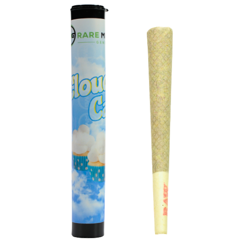 Photograph of product: Rare Michigan Cloud Cake Pre-Roll 1g