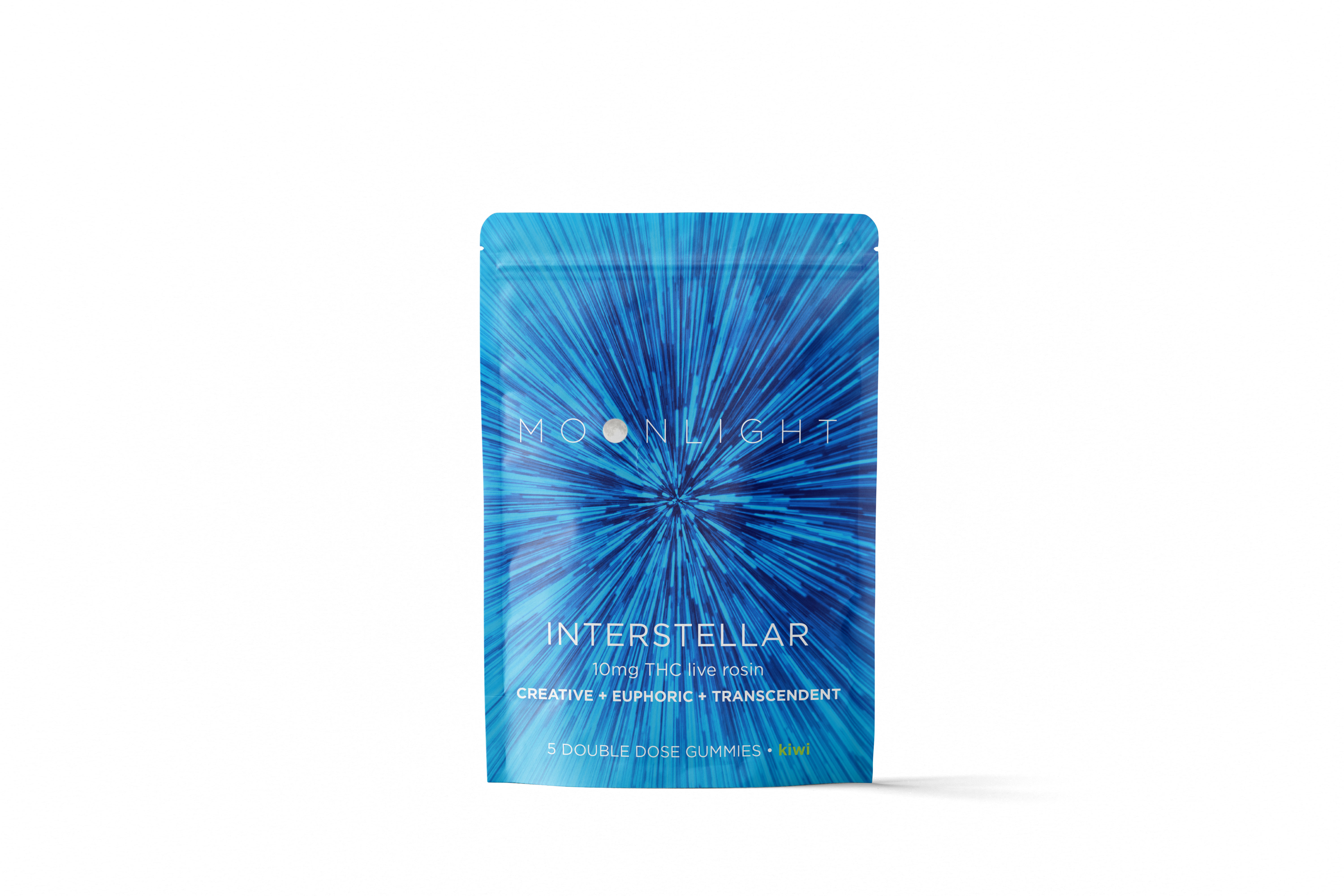 Photograph of product: Moonlight Interstellar TH-oui + Live Rosin Gummies