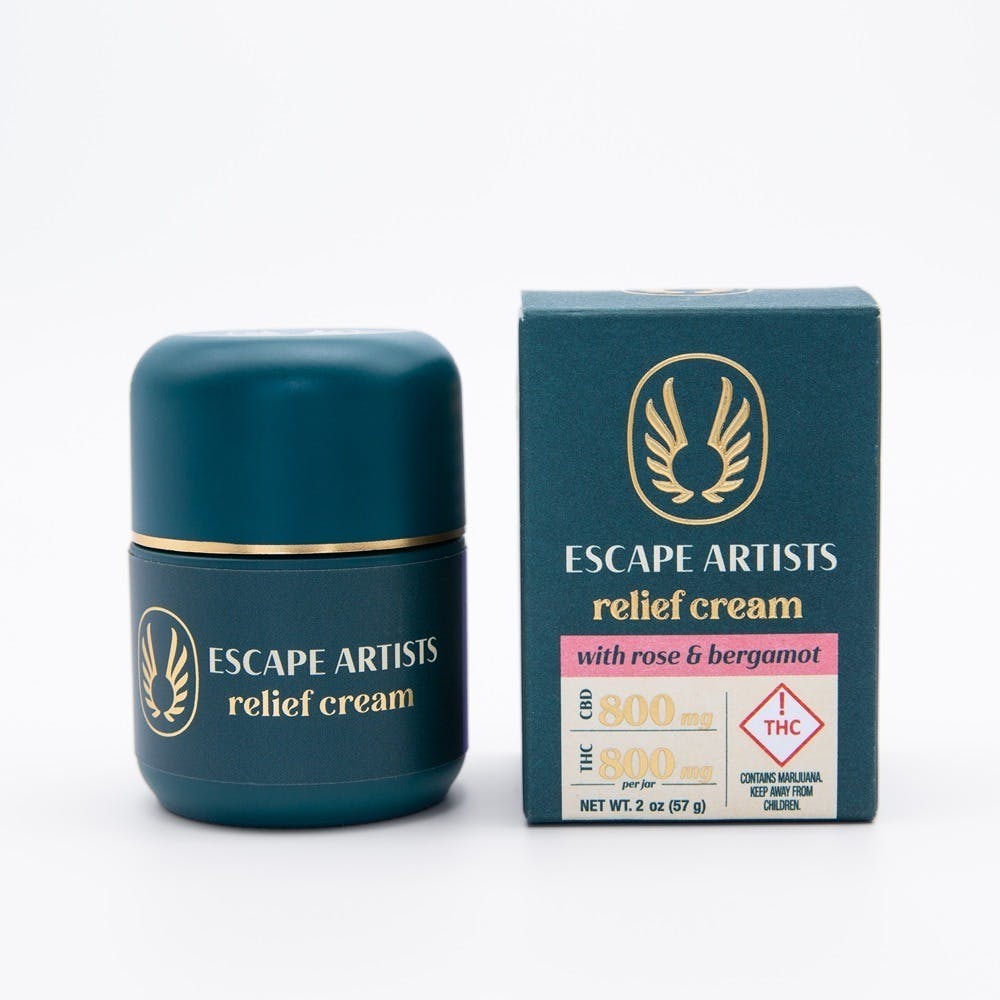 Photograph of Product: Escape Artists | 20:1 Lavender Relief Cream CBD:THC 40mg