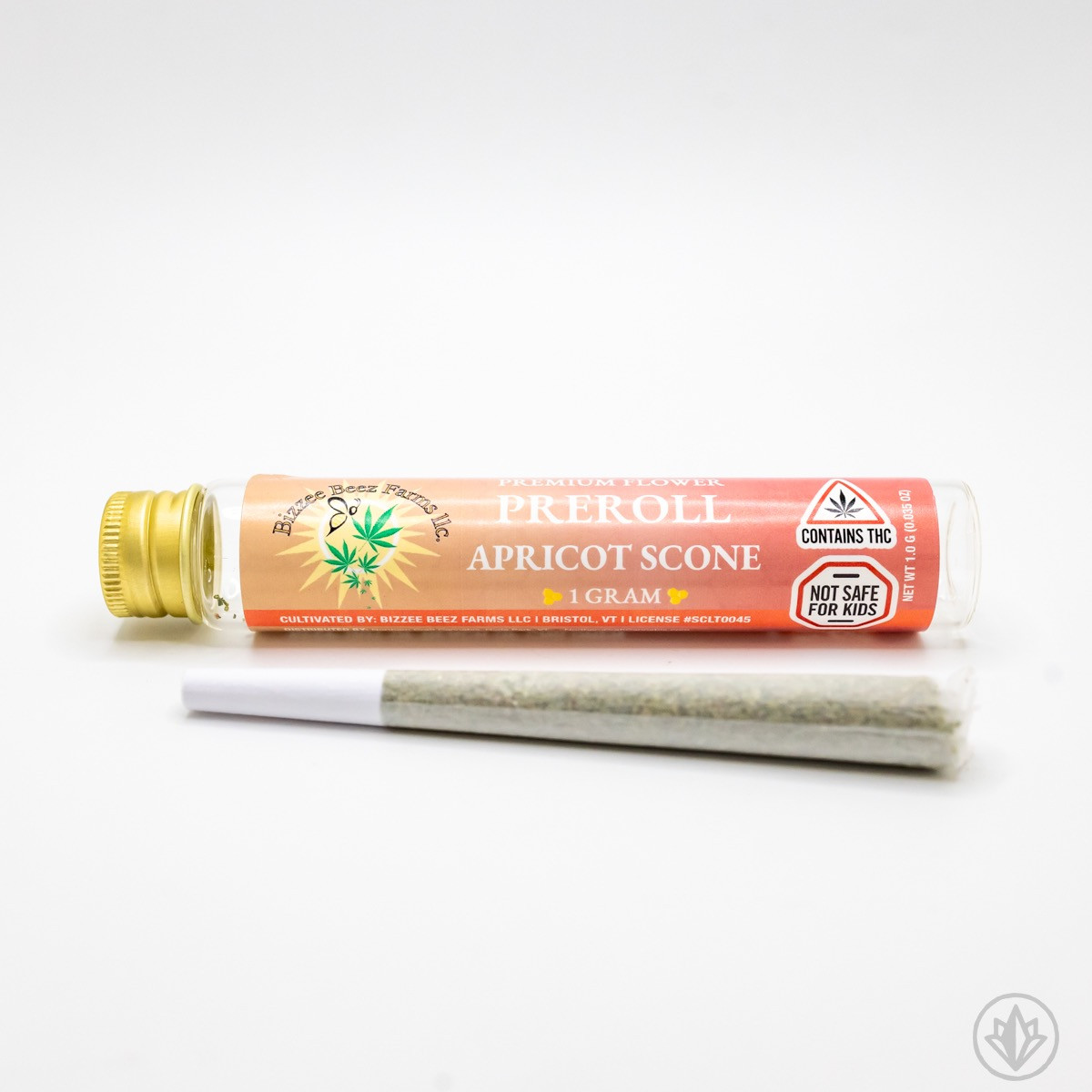 Photograph of product: Bizzee Beez Farms | Apricot Scone | Pre-Roll