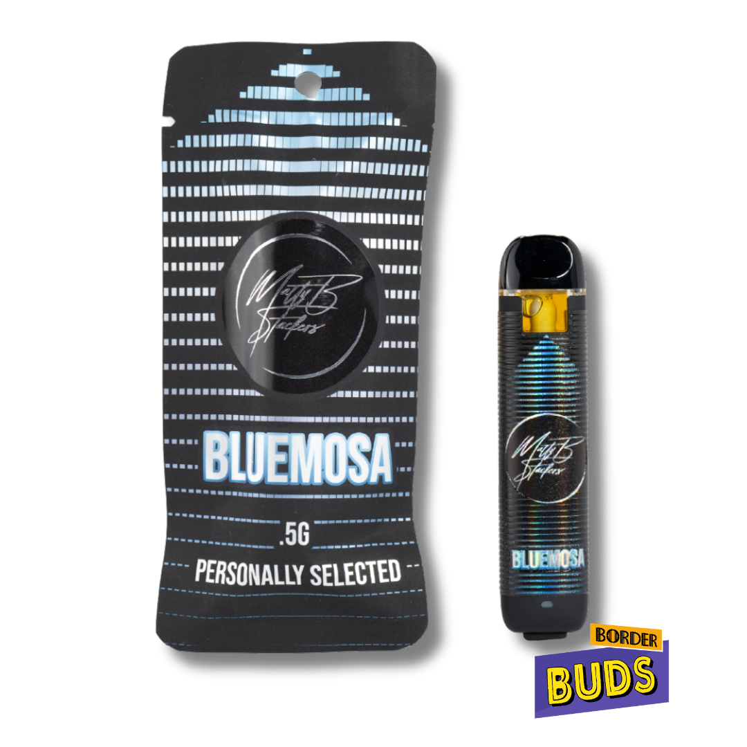 Photograph of product: Bluemosa | Matty B Stackers | 0.5g | Live Rosin Disposable