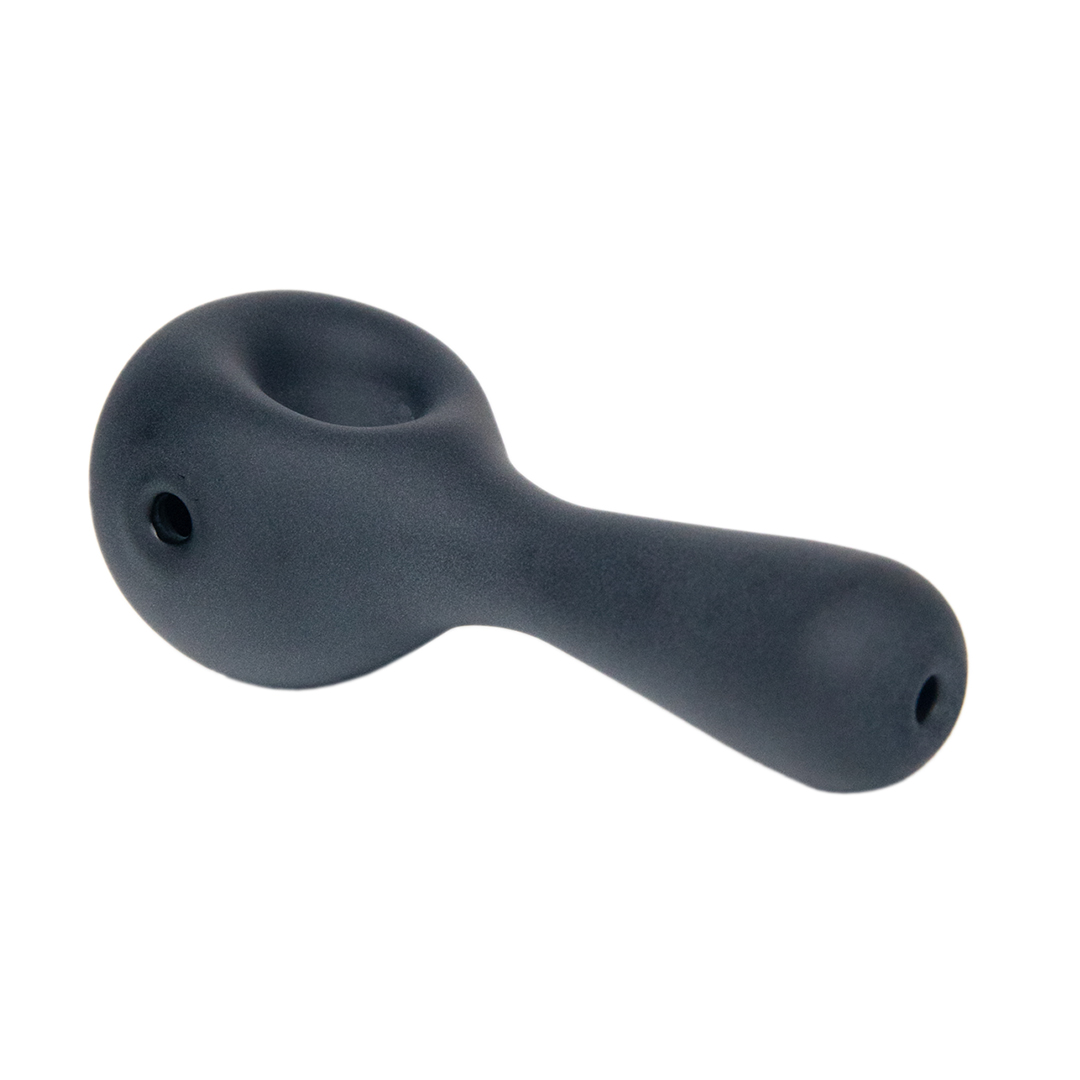 Photograph of product: MJ Arsenal - Sandblaster Pioneer Hand Pipe - Onyx
