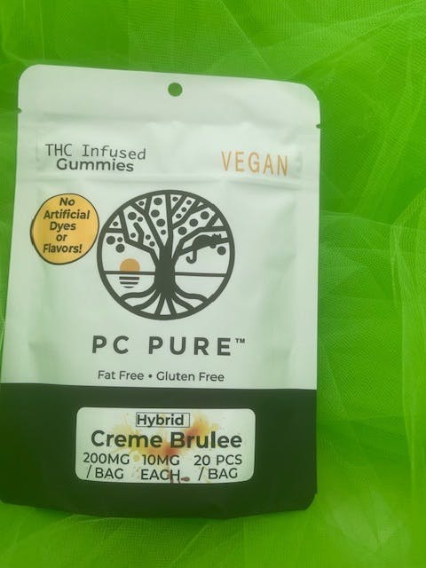 Photograph of product: GUMMY - CREME BRULEE - 20x10 - PC PURE