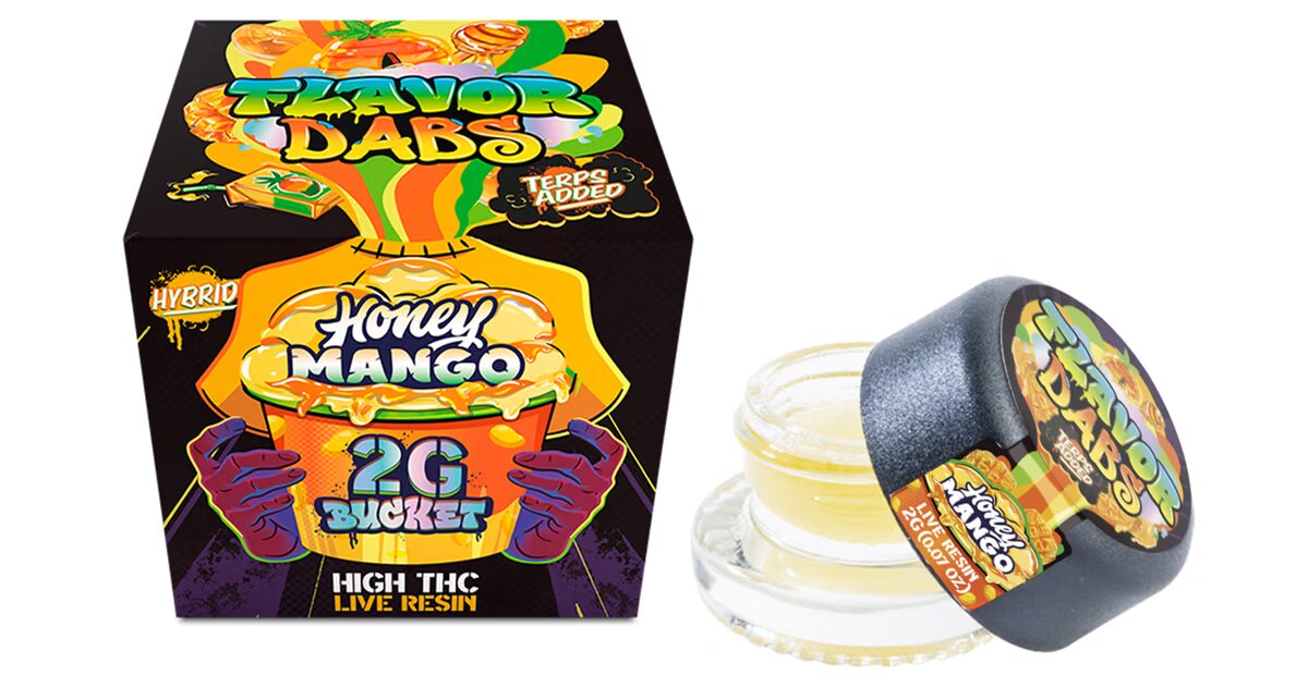 Photograph of product: Honey Mango Live Resin Loud & Clear