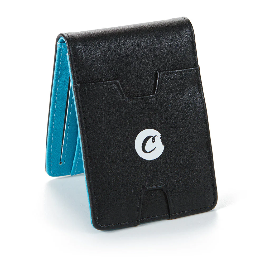 Photograph of product: Cookies | Bi-Fold Money Clip & Card Holder/ Full Grain Leather | Black