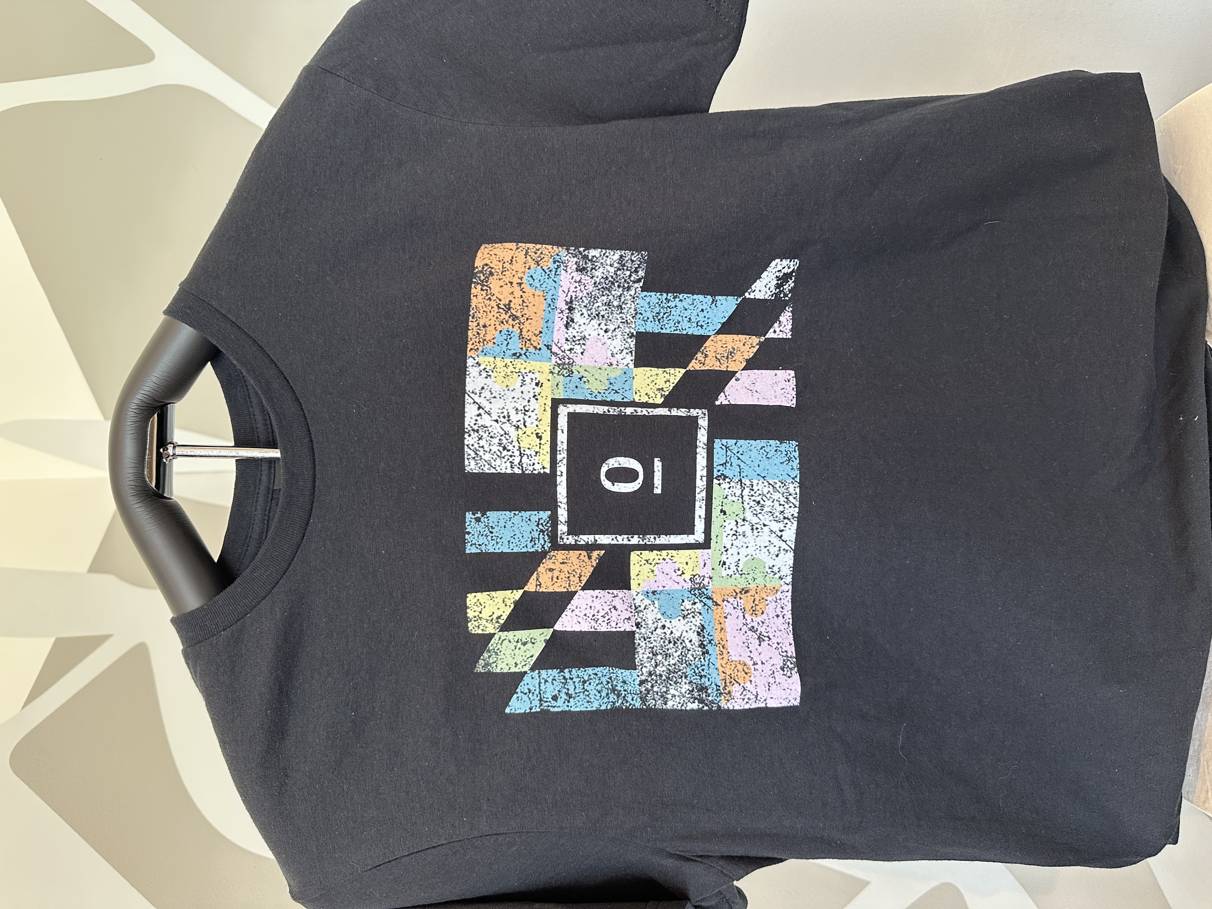 Photograph of product: Curio Wellness - MD Flag Graphic Tee (black) Xl