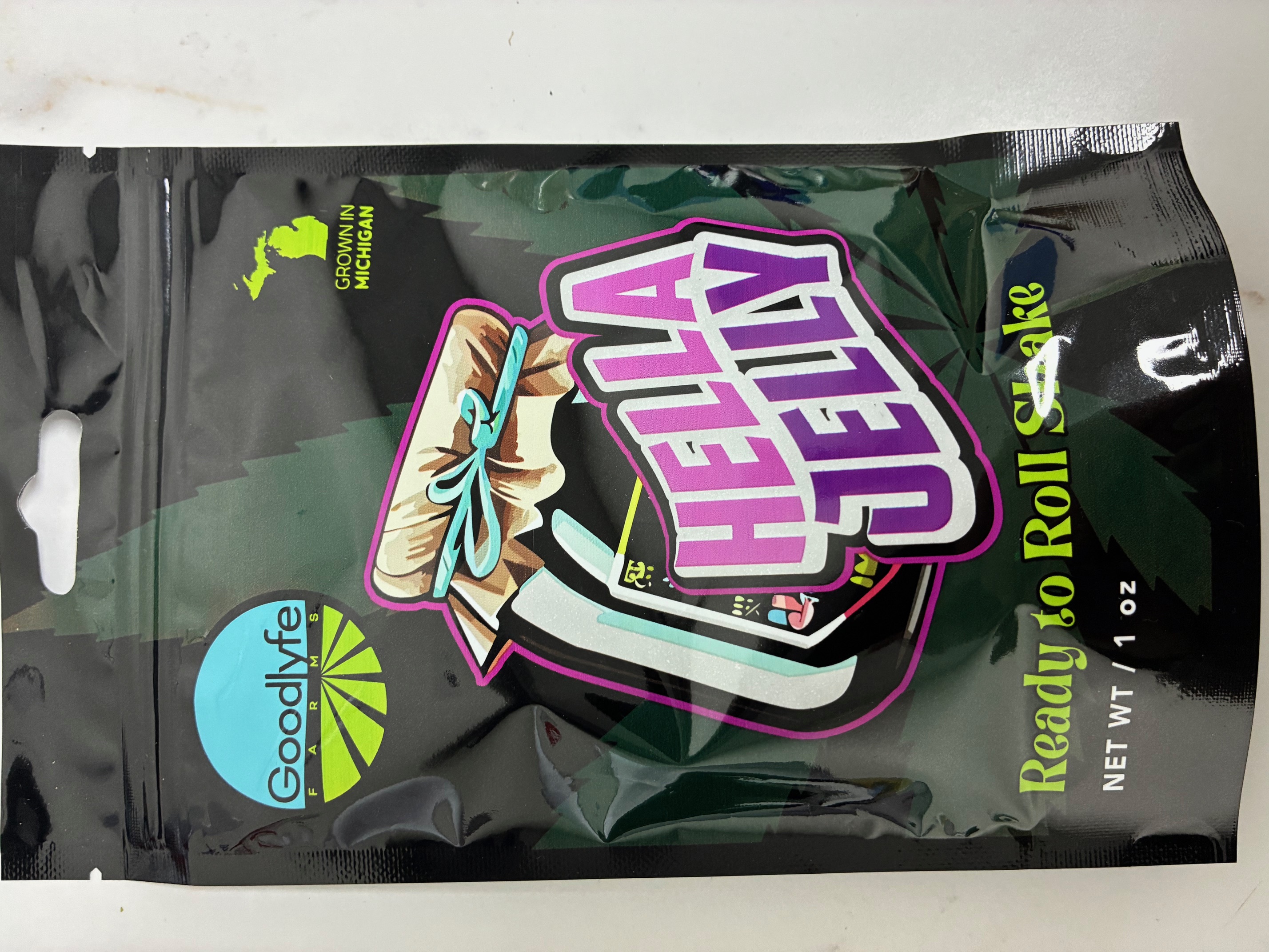 Photograph of product: Goodlyfe - Hella Jelly Ready to Roll Shake OZ - 28g