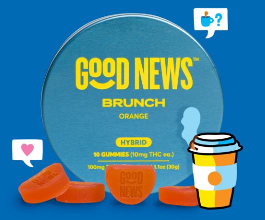 Photograph of product: Gummy Orange Brunch [10pk] | 100mg