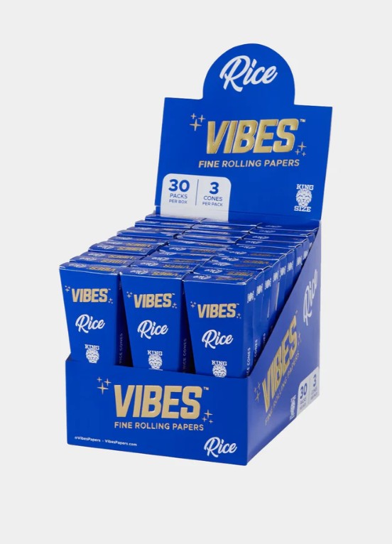 Photograph of product: King Size | Cones | 3pk | Rice