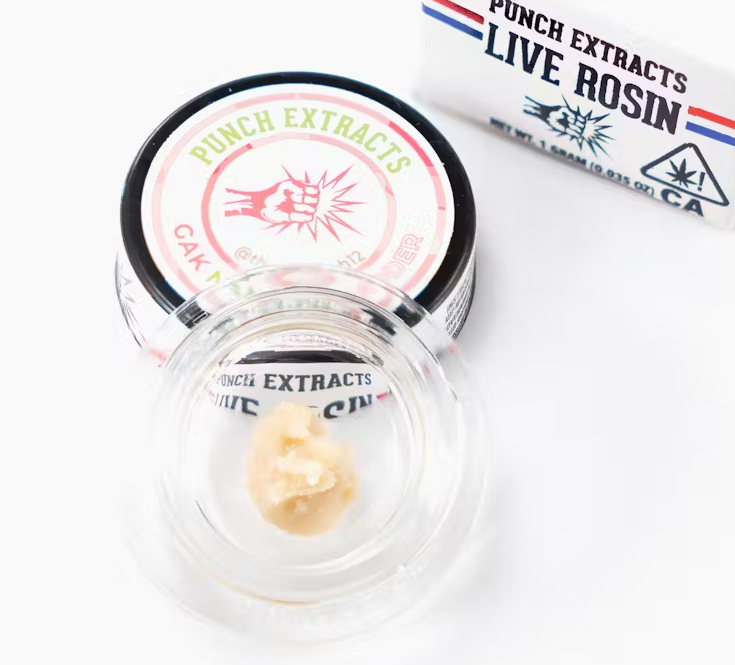 Photograph of product: Punch Extracts Gak Nana v2 Tier 3 Live Rosin 1g