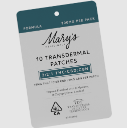 Photograph of product: 3:2:1 CBD:CBN TRANSDERMAL PATCHES 10 PACK