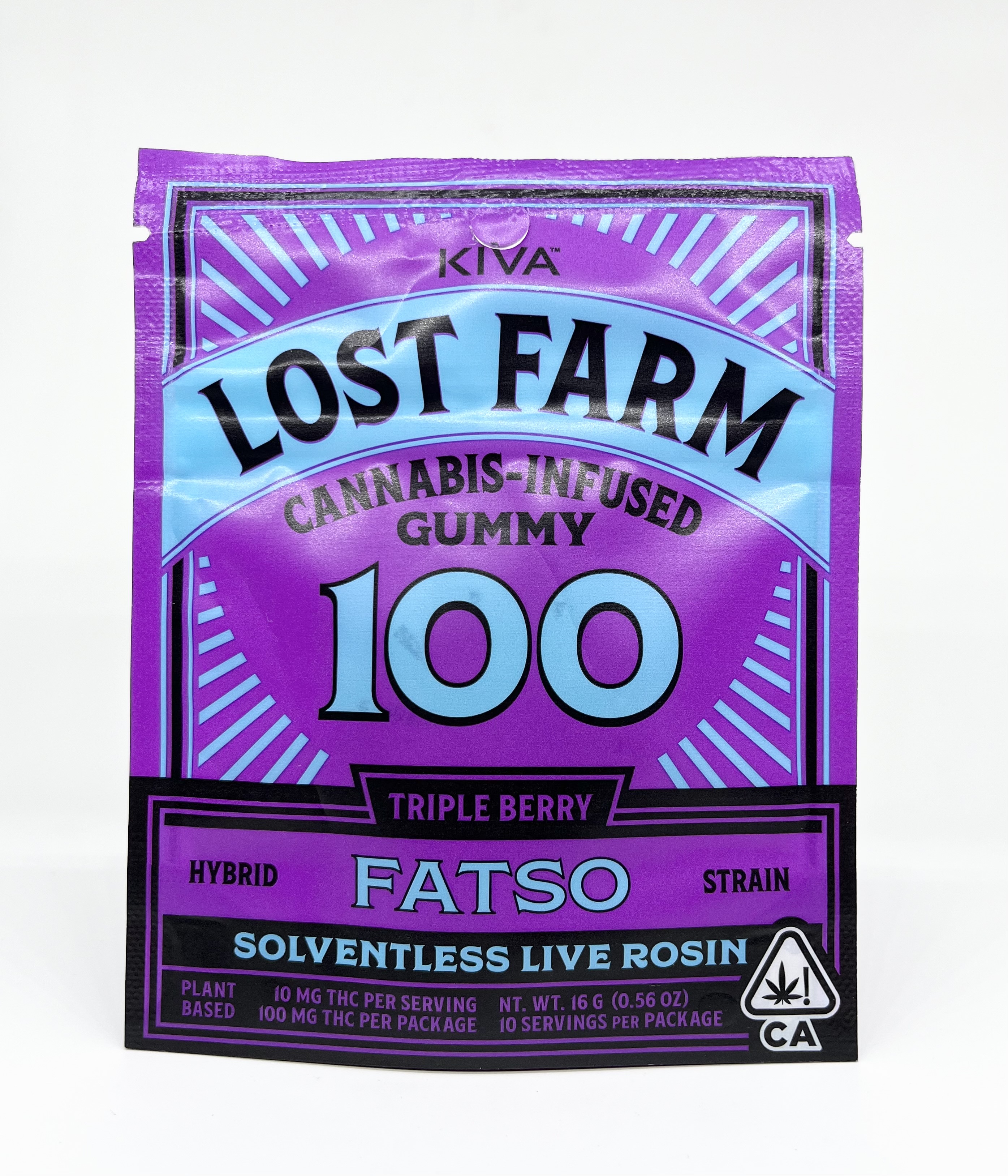 Photograph of product: TRIPLE BERRY [FATSO LIVE ROSIN] 100MG