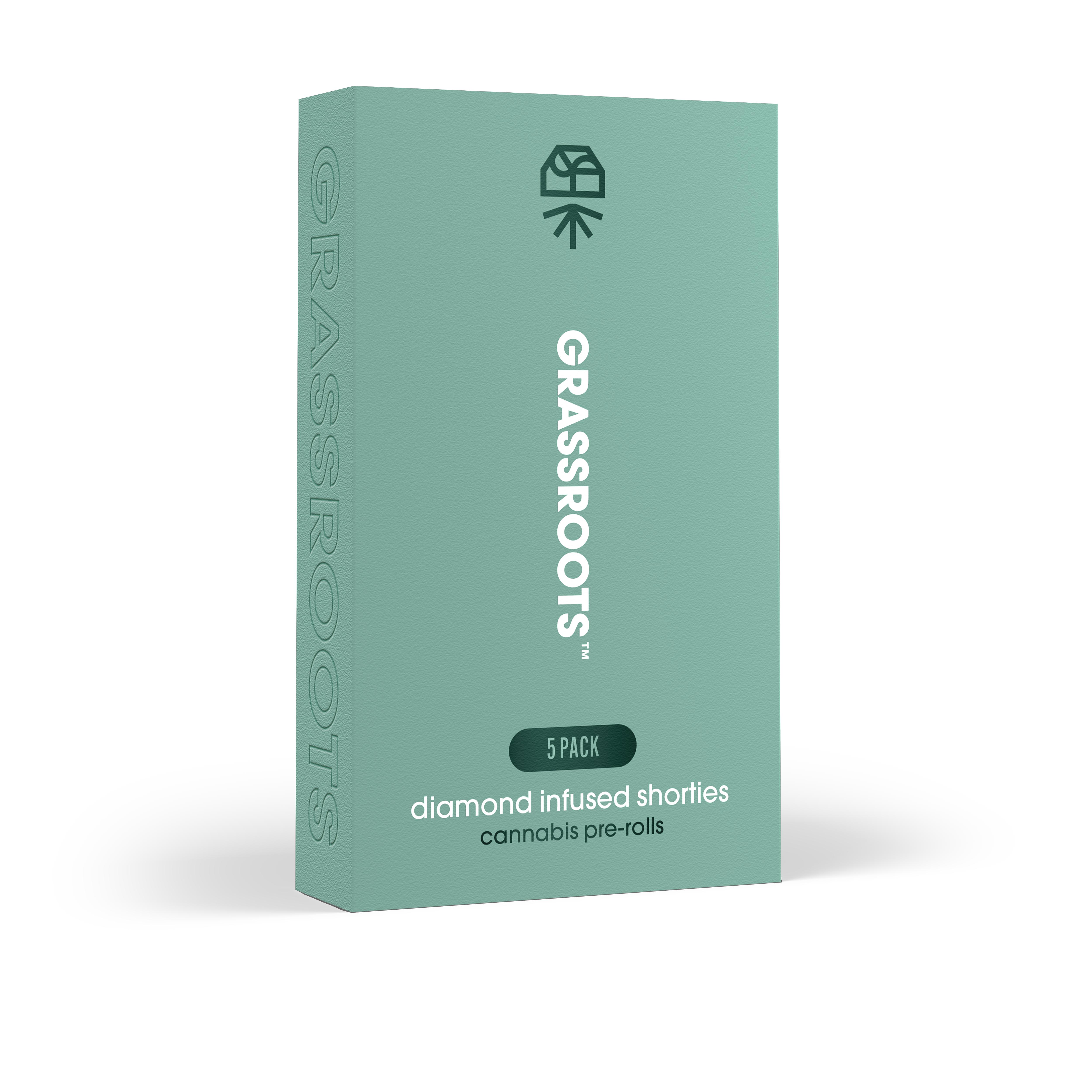 Photograph of product: Grassroots Super Lemon Haze .4g Infused Preroll 5pk