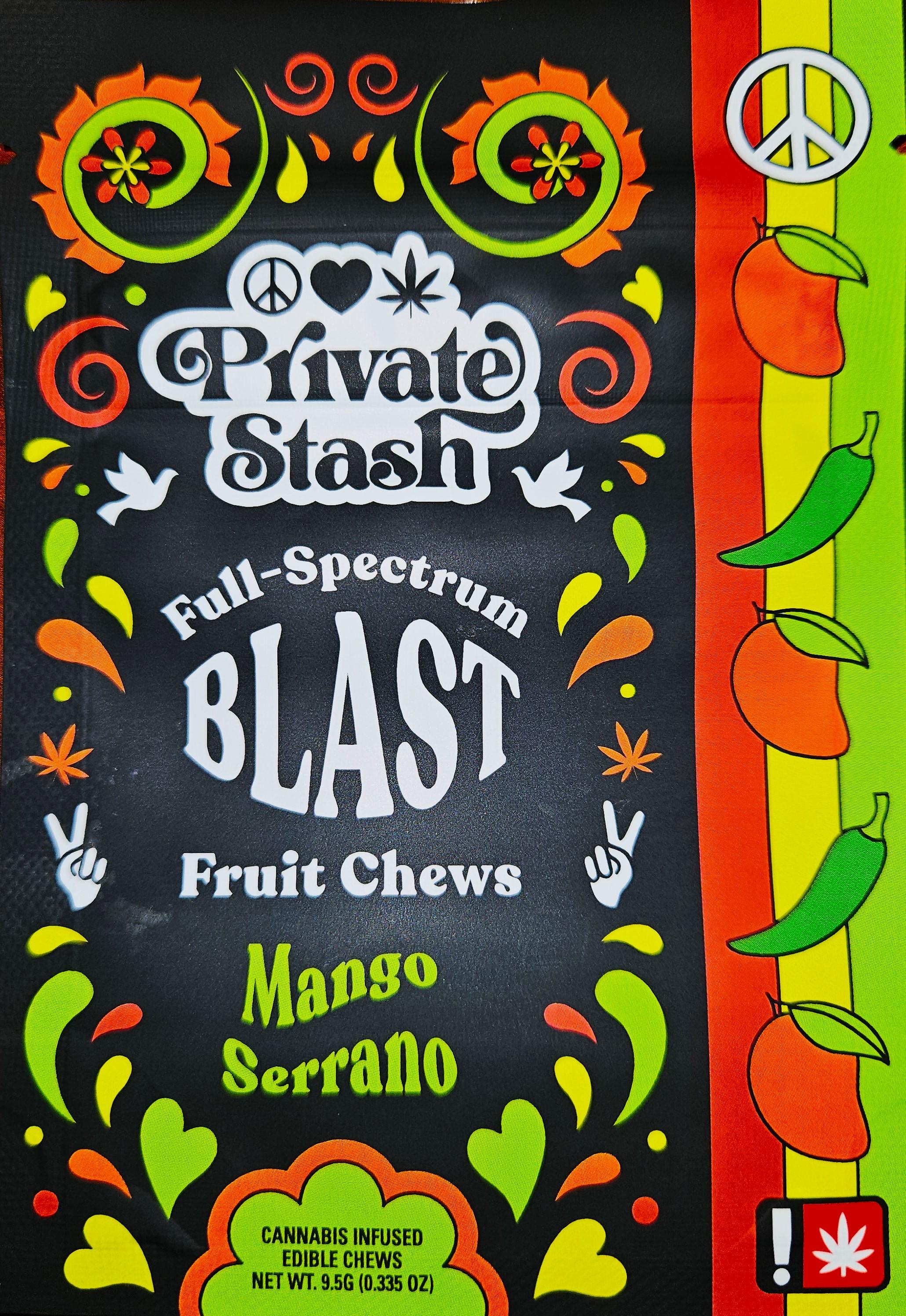Photograph of product: Mango Serrano Fruit Chew | 2pk