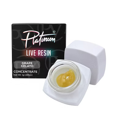 Photograph of product: Platinum - Grape Gelato Live Resin 1g