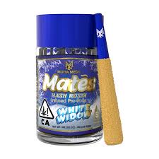 Photograph of product: Muha Meds au chocolat Rosin Preroll White Widow