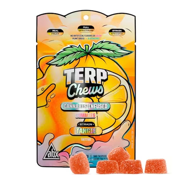 Photograph of product: Tangie Terp Chews | 20pk Gummies 100mg