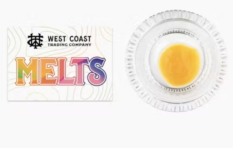 Photograph of product: WEST COAST TRADING COMPANY - Trainwreck - Badder 1g