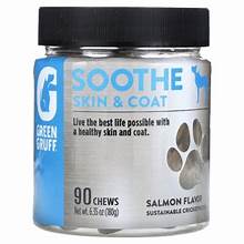 Photograph of product: Soothe Skin & Coat (Salmon) 90Pk Dog Chews