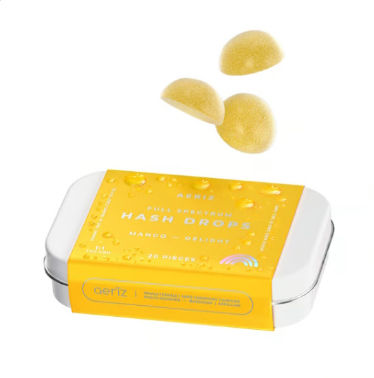 Photograph of product: Mango au chocolat Drops (Gorilla Cookies) 100mg 20pk