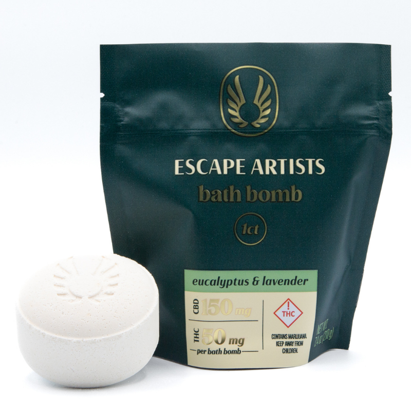 Photograph of product: Escape Artist Bath Bomb CBD/TH-oui
