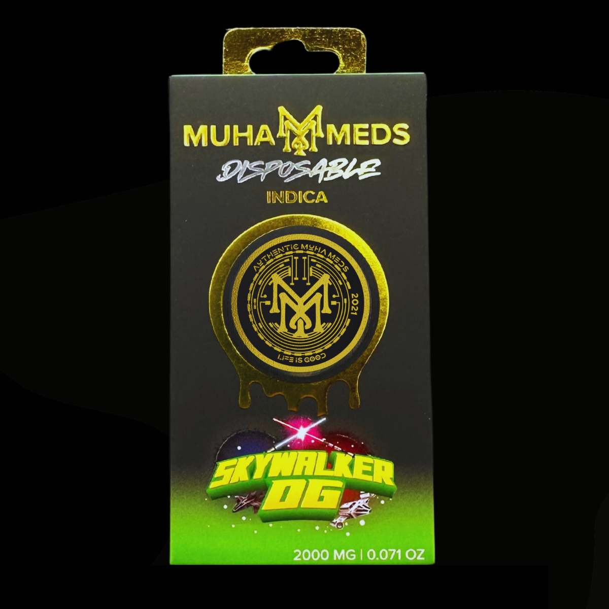 Photograph of product: Muha Meds 2g Disposable | Skywalker OG - Oui'd