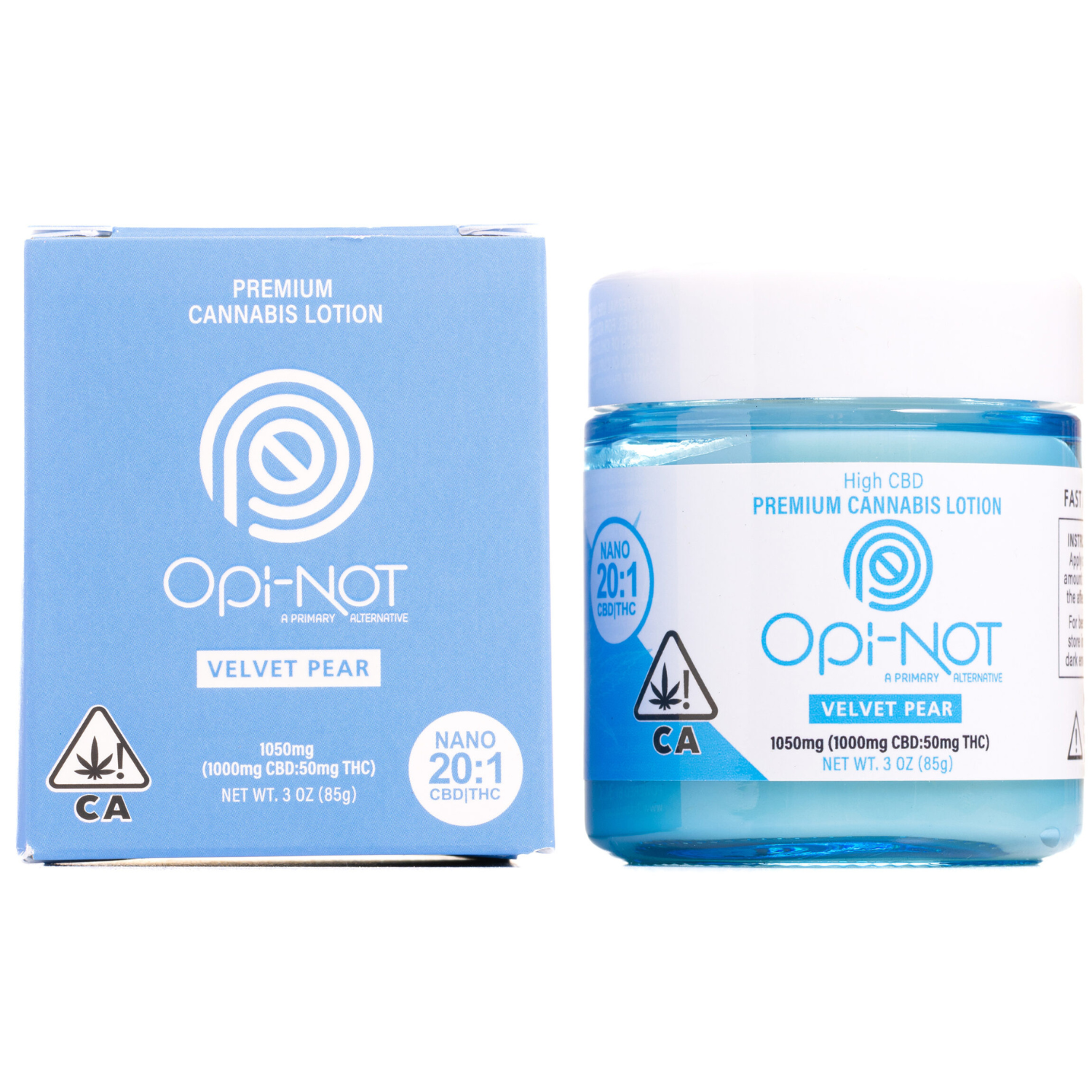 Photograph of product: 3C Oui'd Velvet Pear Opi-Not: 20:1 Lotion CBD: 50mg TH-oui