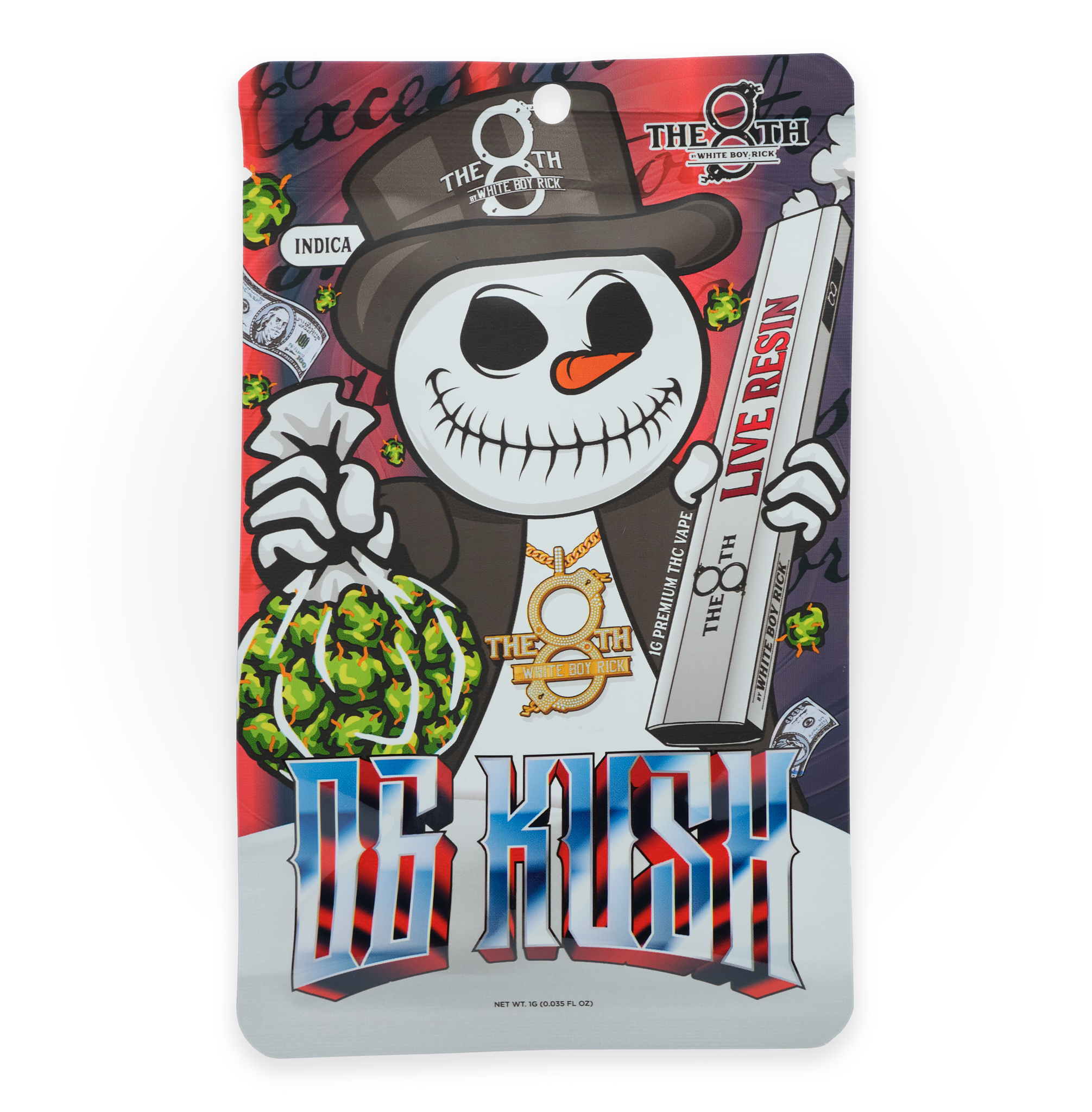 Photograph of product: OG Kush | 1G Live Resin Disposable Cart