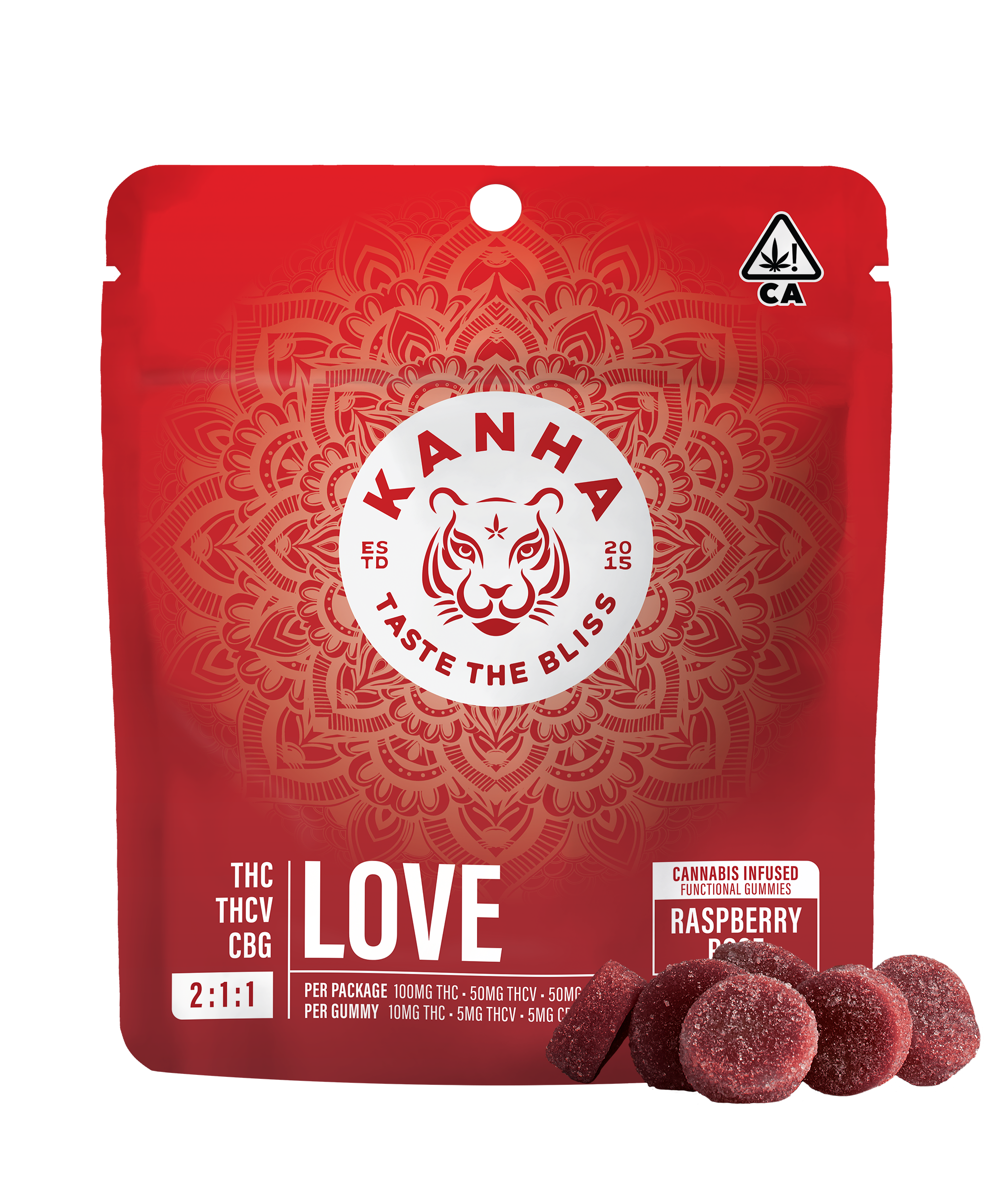 Photograph of product: NANO - 2:1:1 THC - LOVE (100MG)