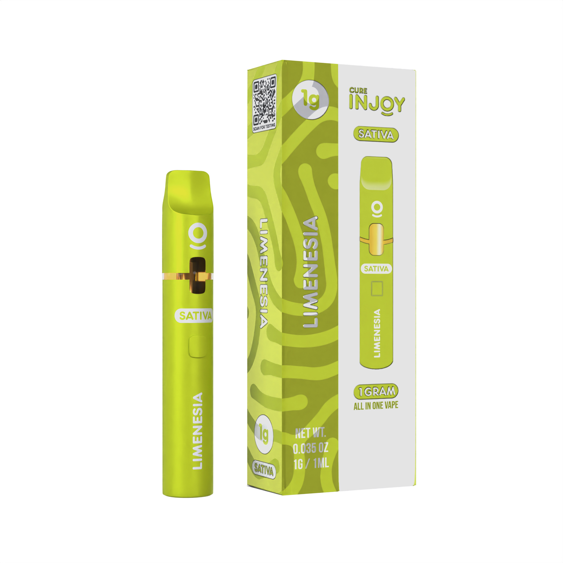 Photograph of product: Cure Injoy - Limenesia (Oui'd) All-In-One Vape